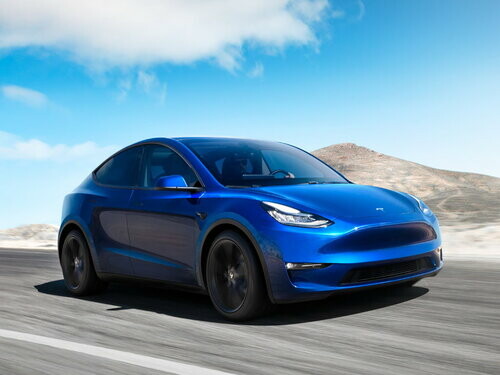 Коврики текстильные "Комфорт" для Tesla Model Y I (suv) 2019 - Н.В., ые, 3шт.