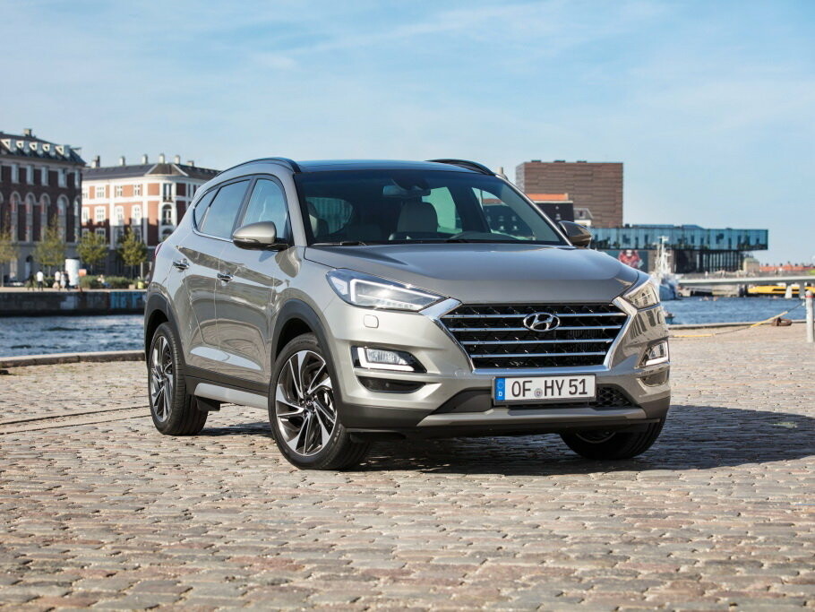 Коврики ЭВА "EVA ромб" для Hyundai Tucson III (suv / TL) 2018 - 2021, серые, 5шт.