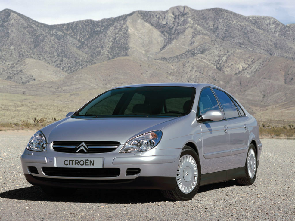 Коврики ЭВА "EVA ромб" для Citroen C5 I (хэтчбэк / X40) 2001 - 2004, серые, 3шт.