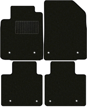 Коврики "Классик" в салон Lexus ES350 (седан / XV40) 2009 - 2012, черные 4шт.