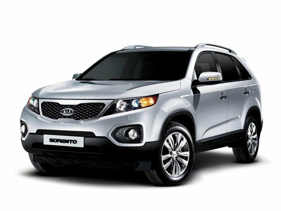 Коврики текстильные "Классик" для Kia Sorento II (suv  7 мест / XM) 2009 - 2012, черные, 5шт.